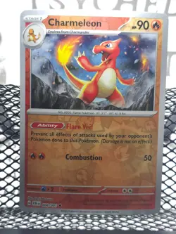 Charmeleon Uncommon Reverse Holo 008/091 Paldean Fates Pokemon TCG - Image 1