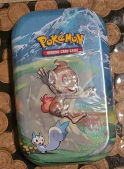 2022 Pokemon Sinnoh Stars Collectible Mini Tin Chimchar Code C22 Sealed - Image 1