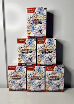 Pokemon TCG Scarlet & Violet Prismatic Evolutions Booster Bundle Box - Lot of 6 - Image 1