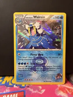POKEMON TEAM AQUA'S WALREIN 5/34 DOUBLE CRISIS HOLO RARE STAGE 2 HP 140 - Image 1