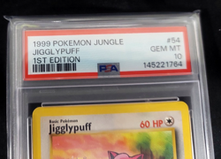 1999 Pokemon Jungle Jigglypuff 1st Edition #54 PSA 10 GEM MT - Image 3
