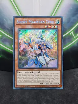 Yugioh Silent Magician Zero LEDE-EN003 Secret Rare 1st Edition NM - Image 1