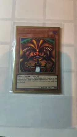 MGED-EN005 Exodia the Forbidden One Premium Gold Rare UNL Edition NM YuGiOh - Image 1