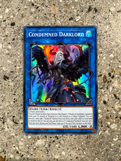 Yugioh TCG Condemned Darklord MZMU-EN107 Super Rare 1st Edition NM - Image 1