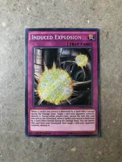 YugiOh 1x Induced Explosion MVP1-ENS09 Secret Rare 1st Edition MINT - Image 1