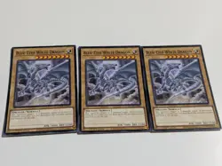 3x Common Blue-Eyes White Dragon Yugioh! White Destiny SDWD- EN003 - Image 1