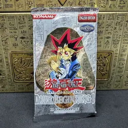 Yugioh Dark Beginning 1 Booster Pack Factory Sealed - Image 1