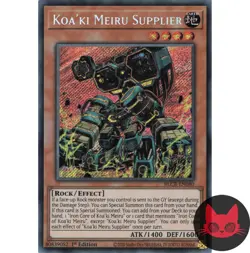 Yugioh Koa'ki Meiru Supplier BLCR-EN080 Secret Rare 1st Edition NM - Image 1