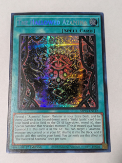 The Hallowed Azamina Prismatic Secret Yugioh! Mega pack 2025 - Image 1