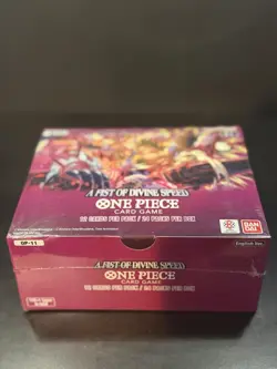 ⚡One Piece OP-11 A Fist of Divine Speed English Sealed Box W Case - 2 Left - Image 3