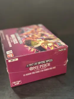 ⚡One Piece OP-11 A Fist of Divine Speed English Sealed Box W Case - 2 Left - Image 4