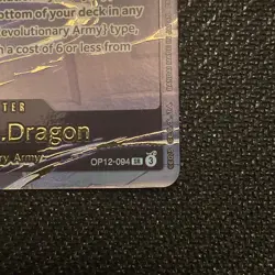 One Piece Card Game Monkey.D.Dragon OP12-094 Japanese 3rd Anniversary English - Image 4