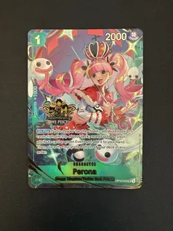 NM Perona (Japanese 3rd Anniversary Set - English Promo) OP12-034 OPCG - Image 1