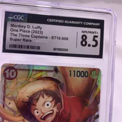 CGC 8.5 GM Monkey D. Luffy ST10-006 The Three Captains Japanese ONE PIECE TCG - Image 2