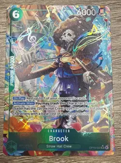 One Piece TCG Brook OP15-032 Alternate Art English Mint - Image 1