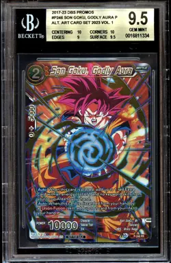 Son Goku, Godly Aura P-246 PR 2023 Alt Art Vol.1 BGS 9.5 Dragon Ball Super Card - Image 1