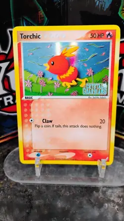 TORCHIC Crystal Guardians EX Series POKMON Holo Stamped 2006 Trading Card 65/100 - Image 1