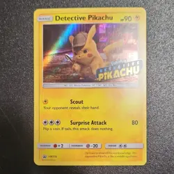 Pokemon TCG Detective Pikachu SM170 Promo Stamped Holo Card 90 HP (English) - Image 1