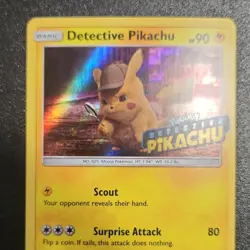 Pokemon TCG Detective Pikachu SM170 Promo Stamped Holo Card 90 HP (English) - Image 2