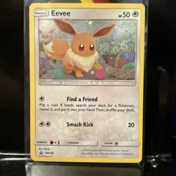 Eevee - SM184 - Pokemon Sun & Moon Promo Holo Rare Card TCG 2019 - NM - Image 1