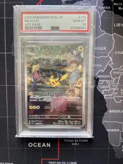 PSA 10 Pikachu AR 173/165 sv2a 151 Scarlet & Violet 2023 Pokemon Card Japanese - Image 1