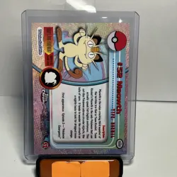 2000 Topps Chrome Series 1 Meowth #52 TV Animation Series Pokemon Card - Image 2