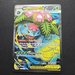NM! Mega Venusaur ex (155/132) Mega Evolutions Full Art Pokemon Card! FREE P&P! - Image 1