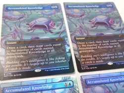 Accumulated Knowledge x4 Foil Playset Magic the Gathering Secret Lair Dandan - Image 4