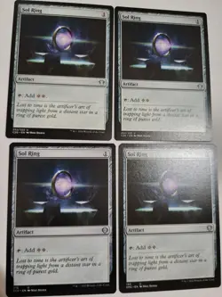 MTG SOL RING 4X ALL SAME PICTURE EX-MINT FREE SHIP!!! - Image 1