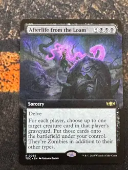 Afterlife from the Loam Commander: Tarkir: Dragonstorm Extended Art Rare - Image 1