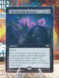 Afterlife from the Loam (Extended Art) #65 MTG Tarkir Dragonstorm TDC NM X1 - Image 1