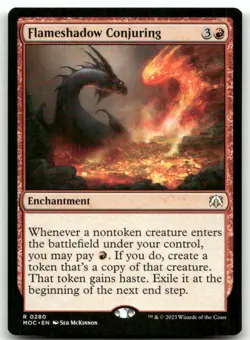 Flameshadow Conjuring #280 (NM) March of the Machine MOC Magic MTG - Image 1
