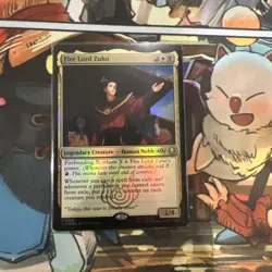 Fire Lord Zuko [Prerelease] R 0221, NM Foil Promo, MTG Avatar The Last Airbender - Image 1