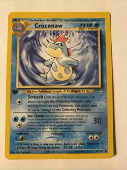 pokemon cards VINTAGE LP-NM All 1st Edition Lot 1999-2000 WOTC RARE, Common 1st! - Image 1