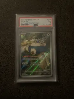 Snorlax Holo Full Art Black Star Promo SVP 051 Pokemon TCG 151 Trainer Box PSA 7 - Image 1