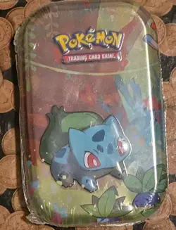 2019 Pokemon TCG Kanto Friends Bulbasaur Mini Tin Sealed Code D21 - Image 1