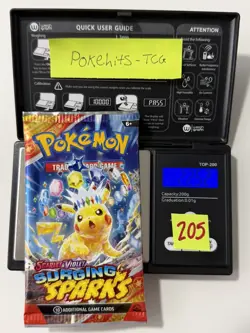 (HEAVY)🔥 22.52g Pokemon TCG Surging Sparks Booster Pack Factory Sealed✅ - Image 1