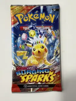 (HEAVY)🔥 22.52g Pokemon TCG Surging Sparks Booster Pack Factory Sealed✅ - Image 2