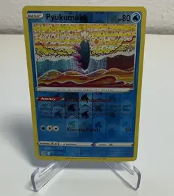 Pokemon TCG Fusion Strike: Pyukumuku (077/264) - Reverse Holo Uncommon - NM - Image 1