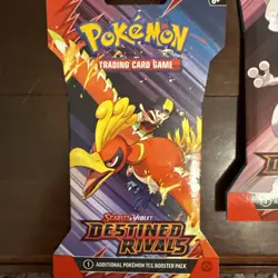 4x Pokemon TCG Scarlet & Violet Destined Rivals Sleeved Packs BRAND NEW Art Set - Image 4