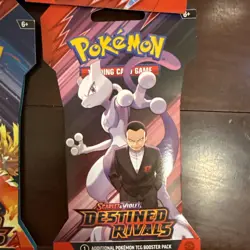 4x Pokemon TCG Scarlet & Violet Destined Rivals Sleeved Packs BRAND NEW Art Set - Image 5