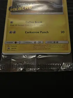 DETECTIVE PIKACHU SM190 PROMO STAMPED RARE POKEMON HOLO SEALED NM - Image 4