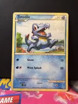Totodile HeartGold & SoulSilver Pokemon TCG 86/123 Common - Image 1