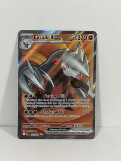 Pokemon TCG Excadrill EX 160/086 Full Art Ultra Rare Black Bolt - Image 1