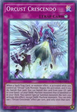 Orcust Crescendo - DANE-EN074 - Super Rare - 1st Edition - Lightly Played - Image 1