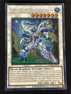 Yugioh Ursarctic Septentrion ANGU-EN034 1st Collectors (NM) - Image 1