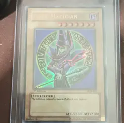 Konami Dark Magician LOB-005 Ultra Rare 1st Edition Asian-english Yu-Gi-Oh! TCG - Image 1