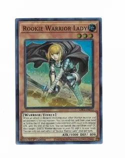 Yugioh Yu-Gi-Oh! Rookie Warrior Lady GFP2-EN043 1st Edition UR NM - Image 1