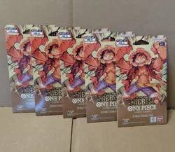 One Piece PRB-01 The Best Premium Sleeved Booster Packs Factory Sealed LOT OF 5 - Image 1
