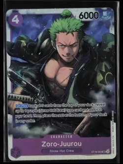 Zoro-Juurou ST18-004 One Piece Starter Deck 18: PURPLE Monkey.D.Luffy NM - Image 1